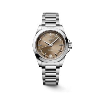 Armbanduhr Edelstahl Longines CONQUEST