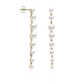 Ohrpendel Gelbgold 585 Hesse Perl Pendel