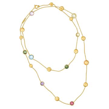 Kette Gelbgold 750 Marco Bicego Afrika mit Edelsteinen