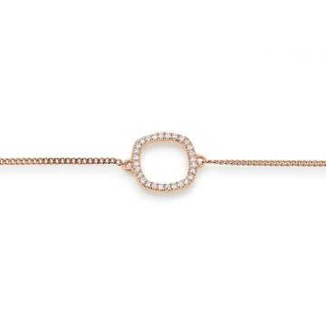 Armband Rotgold 585 Atelier Kopf mit Brillanten