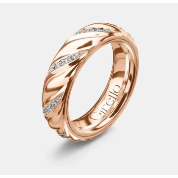 Ring Rotgold 750 Girello Girello Drehring