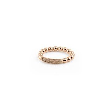 Ring Rotgold 750 Al Coro Ring Stretchy