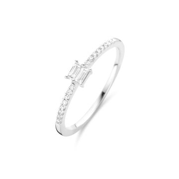 Ring Weissgold 750 One More Baguetteschliff Brillantring