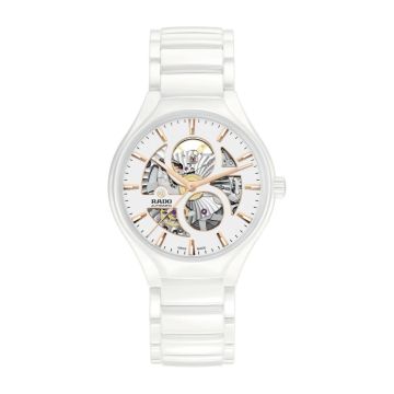 Armbanduhr Keramic Rado True True Round Automatic Open Heart