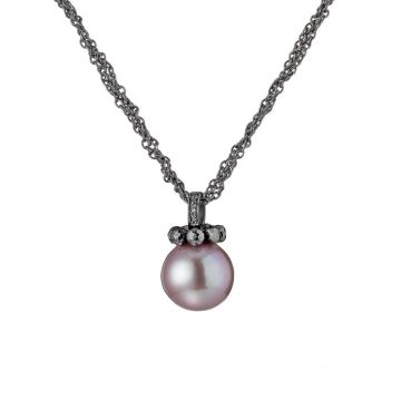 Collier Gold 750/Silber 925 Gellner Pearls Rendez Vous Collier mit Süßwasserperle