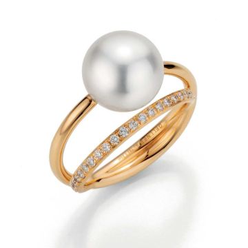 Ring Roségold 750 Gellner Pearls Rosegold-Ring Südsee Perle