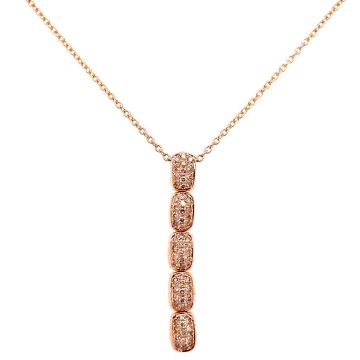 Collier Roségold 750 Al Coro Collier