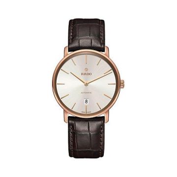 Herrenarmbanduhr Edelstahl/PVD besch. rot Rado Dia Master
