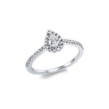 Ring Weissgold 585 Diamond Group Diamantring