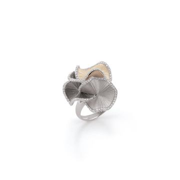 Ring Weissgold 750 Annamaria Cammilli Weißgold/Natural Gold/Black Rodium