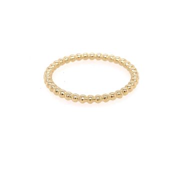 Ring Gelbgold 585 Atelier Kopf Kugelring