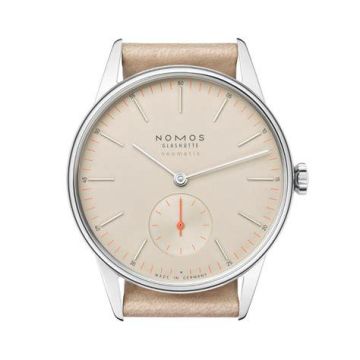 Damenarmbanduhr Edelstahl Nomos Orion Orion neomatik champagner