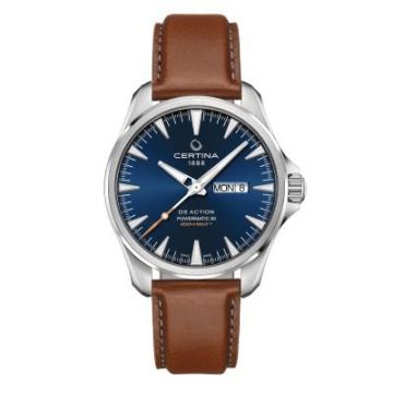 Herrenarmbanduhr Edelstahl Certina Powermatic 8