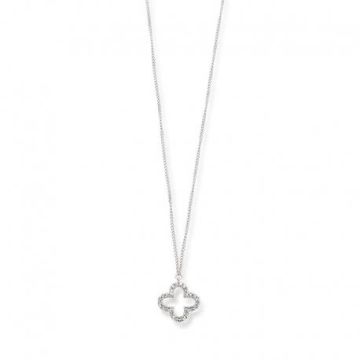 Collier Weissgold 585 Atelier Kopf Weißgold Collier mit Diamanten