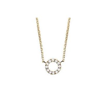Collier Gelbgold 750 Momentoss Jewel Brillanten
