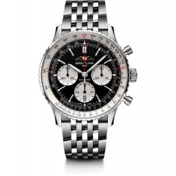 Herrenarmbanduhr Edelstahl Breitling Navitimer Navitimer B01 Chronograph 43