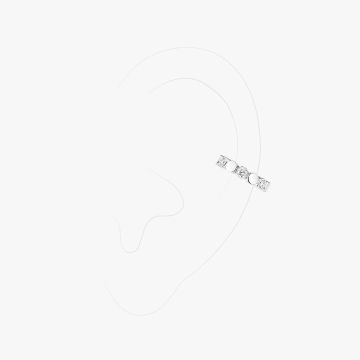 Clips m. Stift / o. Stift Weissgold 750 Messika D-Vibes Einzelner Ohrclip