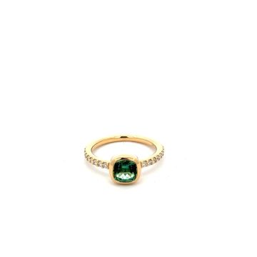 Ring Gelbgold 750 Noor Grüner Turmalin Ring