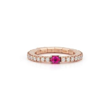 Ring Rotgold 750 Atelier Kopf Diamantring
