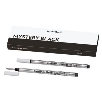 Schreibgeräte Refill Montblanc Fineliner-Minen breit, Mystery Black