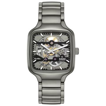 Armbanduhr Keramic Rado True Square True Square Automatic Skeleton