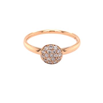 Ring Rotgold 750 Noor Diamantring
