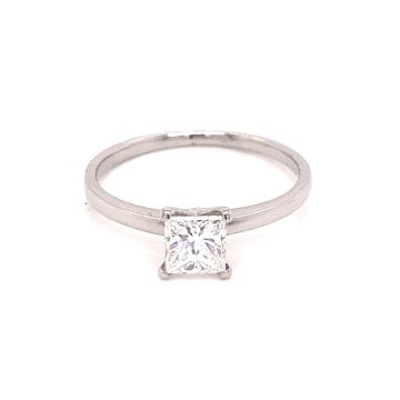 Ring Platin 950 Atelier Kopf Solitaire 4 Krappen