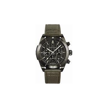 Armbanduhr Edelstahl/PVD besch. schwarz Norqain Adventure Sport Chrono