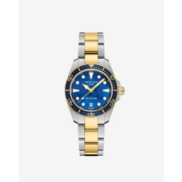 Damenarmbanduhr Edelstahl/PVD besch. gelb Certina DS Action DS Action 34.5mm