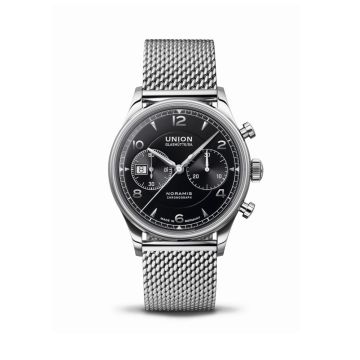 Herrenarmbanduhr Edelstahl Union Glashütte Noramis Noramis Chronograph