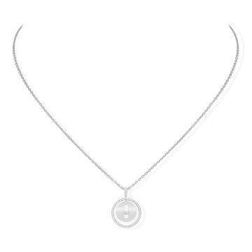 Collier Weissgold 750 Messika Lucky Move 18 Karat