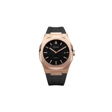 Herrenarmbanduhr Edelstahl/PVD besch. rot D1 Milano Automatic D1 Milano Automatik Rose Gold Case