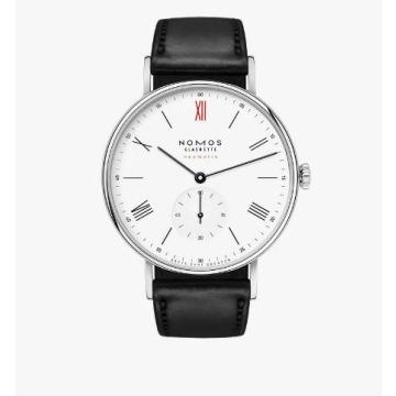 Herrenarmbanduhr Edelstahl Nomos Ludwig neomatik 39 für Ärzte ohne Grenzen