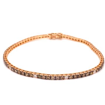Armband Roségold 750 Atelier Kopf Tennis Brillantarmband