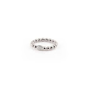Ring Weissgold 750 Al Coro Ring Stretch