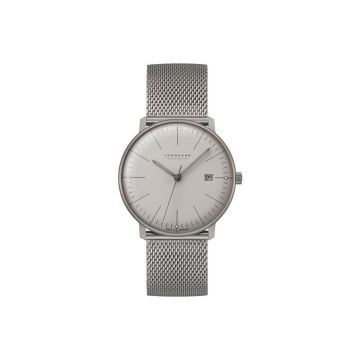 Herrenarmbanduhr Edelstahl Junghans Max Bill Mega Solar