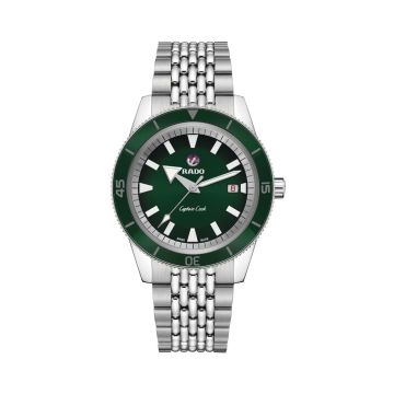 Herrenarmbanduhr Edelstahl Rado Captain Cook Automatik