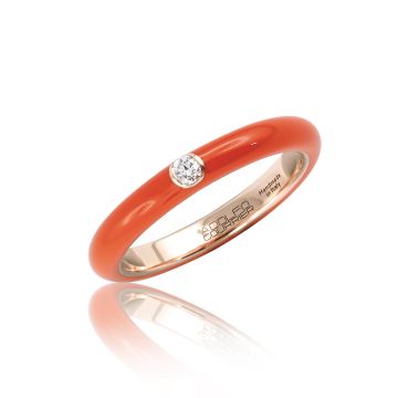 Ring Rotgold 750 Adolfo Courrier Hermes Collection