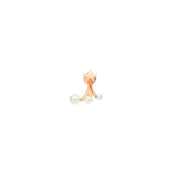 Ohrstecker Roségold 9 Karat DoDo Stellina Ohrstecker mit Kristallperlen
