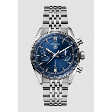 Herrenarmbanduhr Edelstahl Tag Heuer Carrera  Chronograph