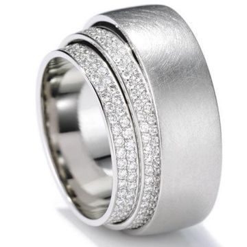 Ring Platin 950 Henrich Denzel Tenda Platin Ring mit Diamanten