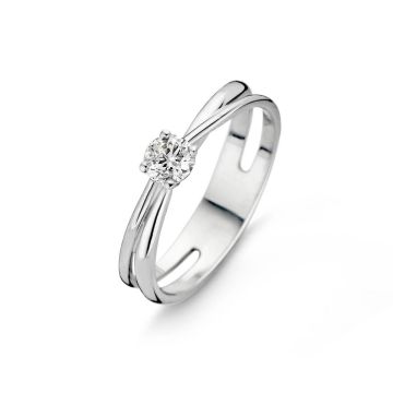 Ring Weissgold 750 Atelier Kopf Solitärring