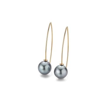 Ohrpendel Rotgold 750 Gellner Pearls Tahiti Ohrhaken