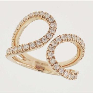 Ring Rotgold 750 Piero Milano Gioielli Brilliantring