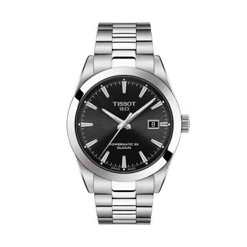 Herrenarmbanduhr Edelstahl Tissot Gentleman Gentleman Powermatic 80 Silicium