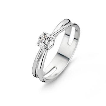 Ring Weissgold 750 Atelier Kopf Solitärring