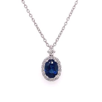 Collier Weissgold 750 Piero Milano Gioielli Saphir