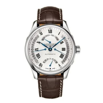 Herrenarmbanduhr Edelstahl Longines Master Collection MC Retrograde