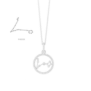 Collier Weissgold 585 Facet Barcelona Fische