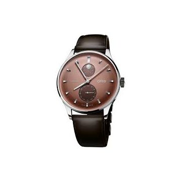 Herrenarmbanduhr Edelstahl Oris Artelier Complication